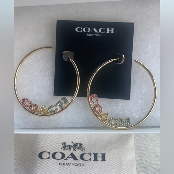 Coach Jewelry - Coach hoops earrings